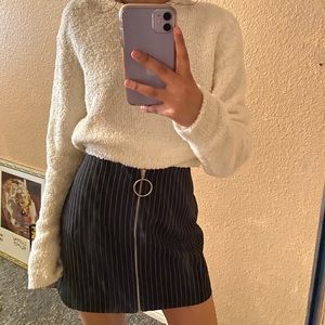 Forever 21 pinstriped mini skirt